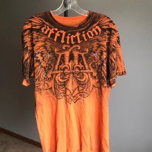 Orange Affliction Tee